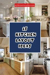 15 Kitchen Layout Ideas That Improve Workflow and Storage