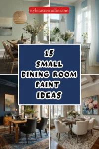 15 Small Dining Room Paint Ideas That Make the Space Look Bigger