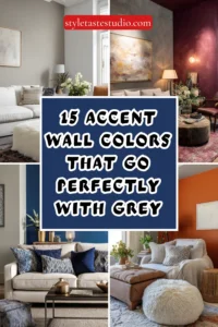 15 Accent Wall Colors That Go Perfectly With Grey