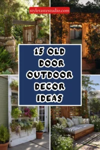 15 Old Door Outdoor Decor Ideas to Transform Your Garden