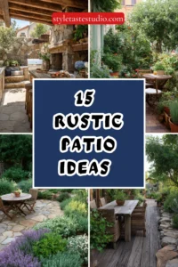 15 Rustic Patio Ideas for a Warm Outdoor Living Space