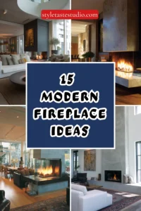 15 Modern Fireplace Ideas for a Sleek Contemporary Home