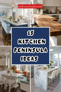 15 Kitchen Peninsula Ideas for a Smarter More Beautiful Kitchen