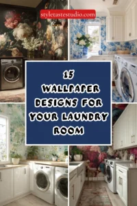 15 Wallpaper Designs for Your Laundry Room