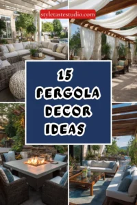 15 Pergola Decor Ideas That Create Shade and Style