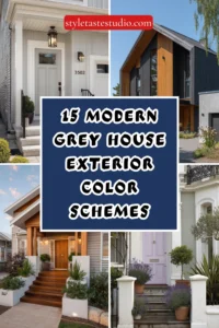 15 Modern Grey House Exterior Color Schemes