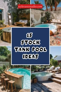 15 Stock Tank Pool Ideas for a Cool Backyard Retreat