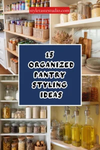 15 Organized and Beautiful Pantry Styling Ideas