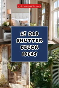 15 Old Shutter Decor Ideas
