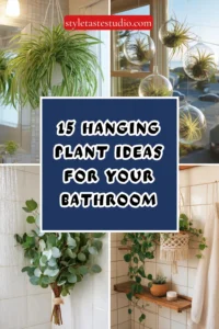 15 Hanging Plant Ideas for Your Bathroom