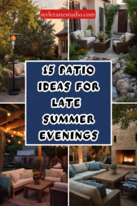 15 Patio Transformation Ideas for Late Summer Evenings