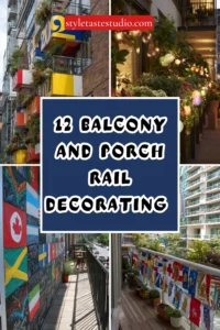 12 Balcony and Porch Rail Decorating Ideas Inspired by Stadium Tribunes