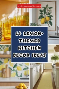 14 Lemon-Themed Kitchen Decor Ideas Everyone Is Loving