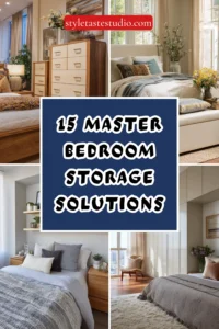 15 Master Bedroom Storage Solutions