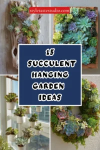 15 Succulent Hanging Garden Ideas