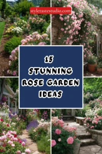 15 Stunning Rose Garden Ideas