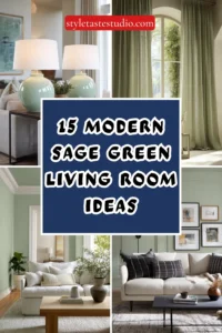 15 Modern Sage Green Living Room Ideas