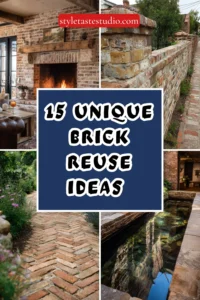 15 Unique Brick Reuse Ideas to Upgrade Your Home and Outdoor Areas