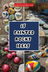 15 Painted Rocks Ideas That Add Personality to Any Yard