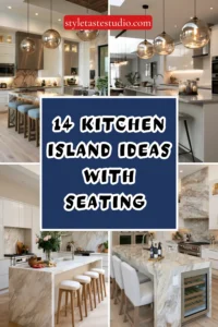 14 Kitchen Island Ideas with Seating That Make Hosting Easier