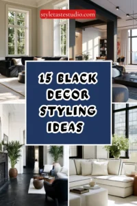 15 Black Decor Styling Ideas That Don’t Feel Too Dark