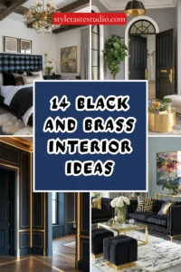 14 Black and Brass Interior Ideas for a Rich Designer Look
