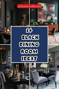 14 Black Dining Room Ideas for Moody Elegant Entertaining