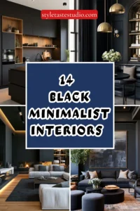 14 Black Minimalist Interiors That Feel Cozy and Elevated