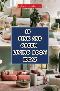 13 Beautiful Pink and Green Living Room Ideas to Try Today