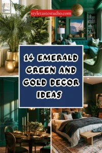 14 Emerald Green and Gold Decor Ideas for a Bold Luxe Look