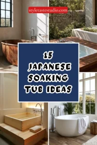 15 Japanese Soaking Tub Ideas
