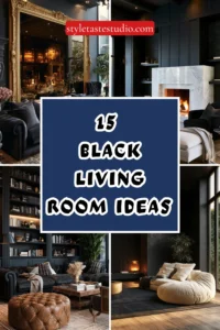 15 Black Living Room Ideas That Feel Moody Yet Sophisticated