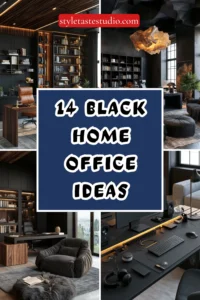 14 Black Home Office Ideas for a Modern Luxe Workspace