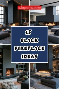 15 Black Fireplace Ideas That Make a Stunning Statement