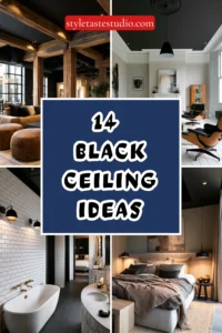 14 Black Ceiling Ideas That Add Instant Architectural Drama