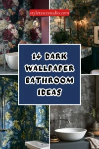 14 Dark Wallpaper Bathroom Ideas That Turn a Functional Room Into Something Unforgettable