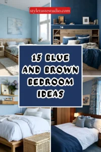 15 Blue and Brown Bedroom Ideas That Feel Warm, Calm, and Completely Grown Up
