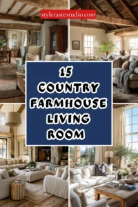 15 Country Farmhouse Living Room Ideas That Feel Genuinely Lived In and Loved