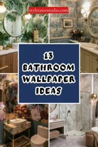 13 Bathroom Wallpaper Ideas That Transform Small Spaces