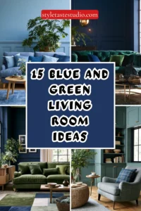 15 Blue and Green Living Room Ideas