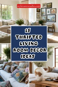 15 Thrifted Living Room Decor Ideas That Look Designer on a Budget