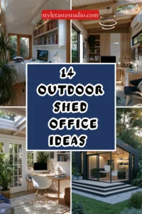 14 Outdoor Shed Office Ideas for a Backyard Workspace