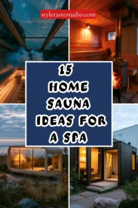 15 Home Sauna Ideas for a Spa-Like Backyard Retreat
