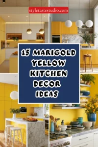 15 Marigold Yellow Kitchen Decor Ideas That Feel Fresh