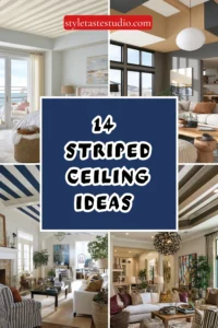 14 Striped Ceiling Ideas That Add Drama Without Renovation