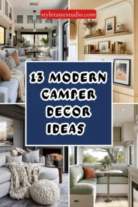 13 Modern Camper Decor Ideas for a Clean and Stylish RV