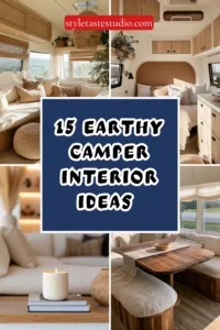 15 Earthy Camper Interior Ideas for a Calm, Nature-Inspired Space