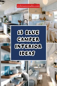 13 Blue Camper Interior Ideas That Feel Bright and Airy