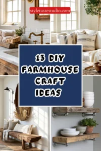 13 DIY Farmhouse Craft Ideas for Charming Home Decor