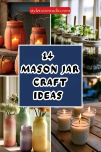 14 Mason Jar Craft Ideas for Every Season